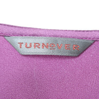 Turnover Jurk in Purple