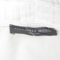 Alexander McQueen Vestito di bianco