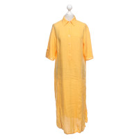 Marina Rinaldi Kleid aus Leinen in Gelb
