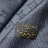 Louis Vuitton Sjaal Zijde in Grijs