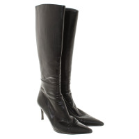 Gucci Black boots of smooth leather