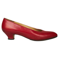 Céline Pumps/Peeptoes Leather in Red