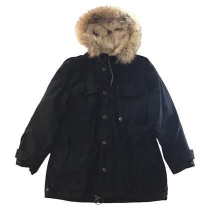 Barbed Jacket/Coat Fur in Black