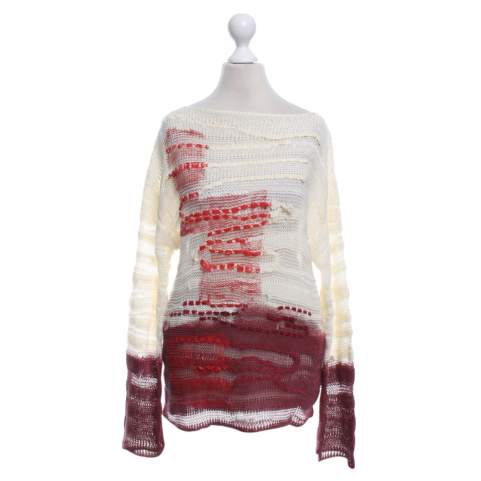 Bottega Veneta Knitted top in bicolor
