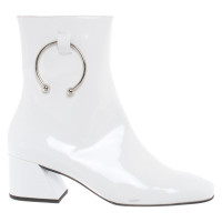 Dorateymur Ankle boots Patent leather in White