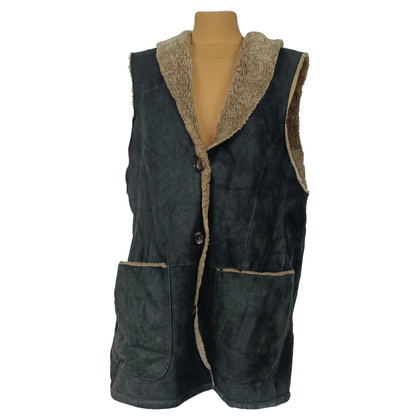 Marc Cain Gilet en Fourrure en Noir