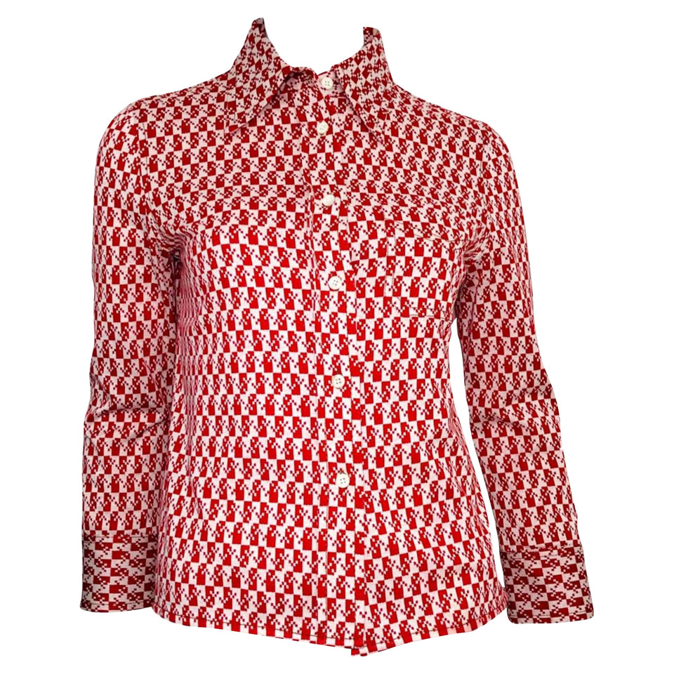 Prada Top Cotton in Red