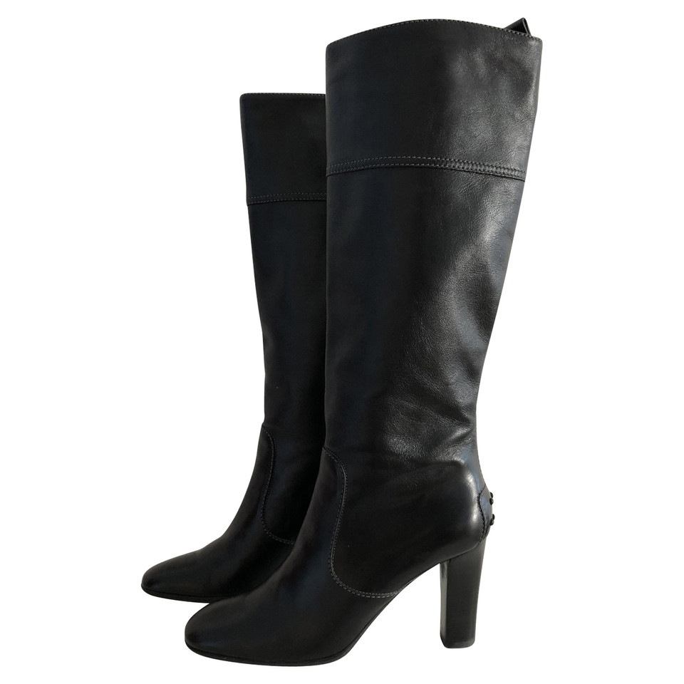 Tod's Black heel boots