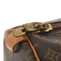 Louis Vuitton Keepall 50 in Tela in Marrone