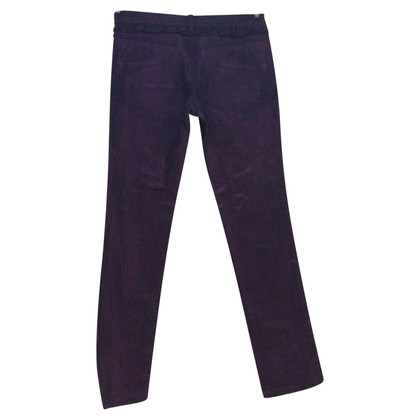 Roberto Cavalli Gelamineerde magenta jeans