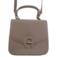 Aigner Shoulder bag Leather in Nude