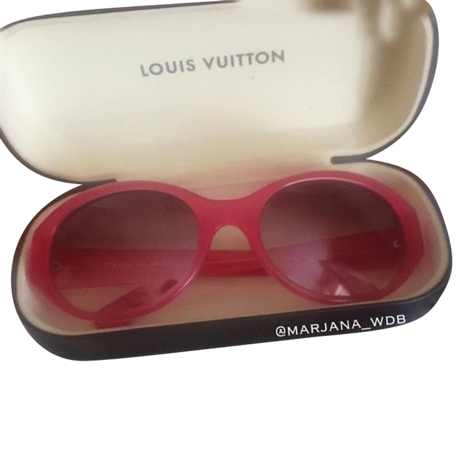 Louis Vuitton Sonnenbrille in Rot