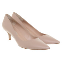 Pura Lopez Slippers/Ballerinas Leather in Nude