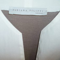 Fabiana Filippi Kurzärmeliges Kleid in Nude