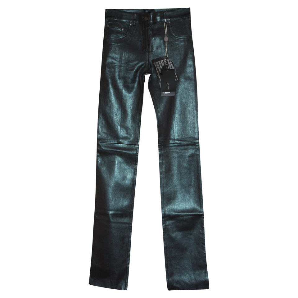 Jitrois Trousers Leather in Green