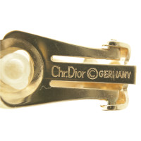 Christian Dior Goudkleurige oorclips