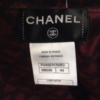 Chanel Zijden jurk met patroon 