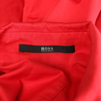 Hugo Boss Robe en Coton en Rouge