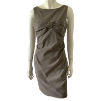 Moschino Cheap And Chic Jurk Wol in Taupe