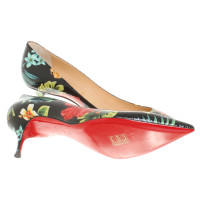 Christian Louboutin pumps with floral pattern