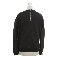 Rag & Bone Sweater with leather sleeves