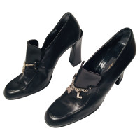 Karl Lagerfeld Pumps/Peeptoes en Cuir en Noir