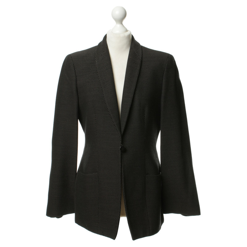 Giorgio Armani Gemusterter Wollblazer