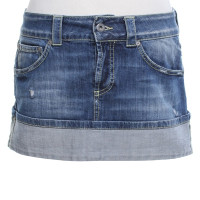 Dondup Kurzer Jeansrock in Hellblau