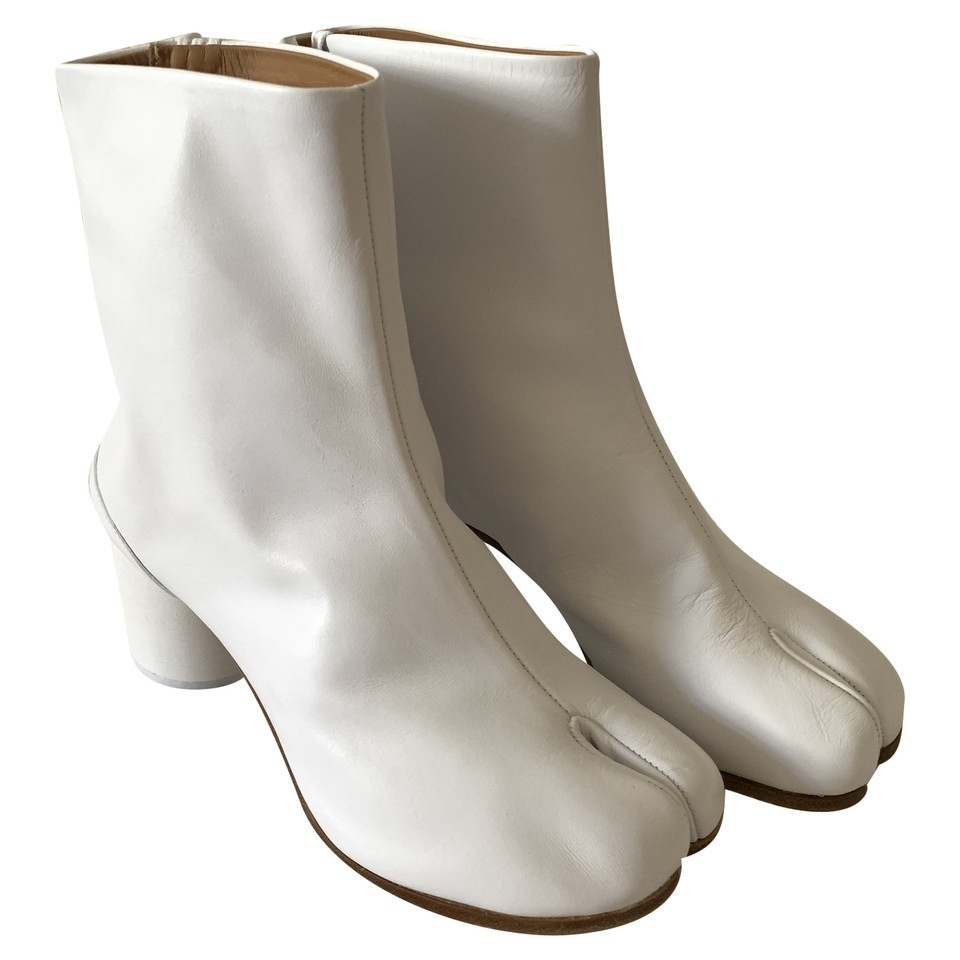 Maison Martin Margiela Ankle boots Leather in White