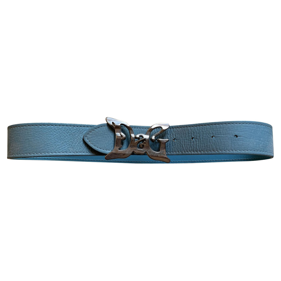 D&G Belt Leather in Turquoise