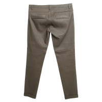 Dorothee Schumacher Leather pants in Khaki