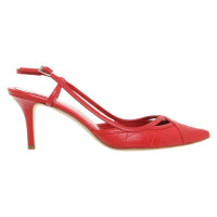 Christian Dior Pumps/Peeptoes Leather in Red