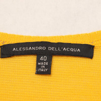 Alessandro Dell'acqua Maglione lavorato a maglia in giallo