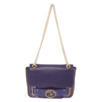 Just Cavalli Handtasche aus Leder in Violett