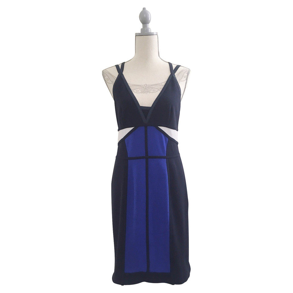 Laurèl Kleid aus Viskose in Blau