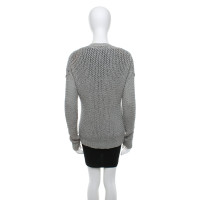 Closed Cardigan en gris-vert