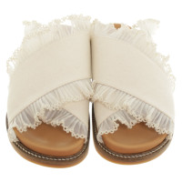 Ganni Sandals in Cream