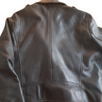 Levi's Jacke/Mantel aus Lackleder in Schwarz