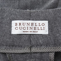 Brunello Cucinelli Wolbroek in grijs