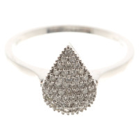 Bliss Witgouden ring '' drop ''
