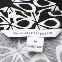 Diane Von Furstenberg Jumpsuit in Schwarz/Weiß
