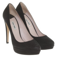 Miu Miu pumps en daim