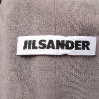 Jil Sander Jacke/Mantel aus Wolle in Taupe