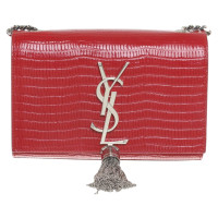 Saint Laurent "Classic Small Monogram" in het rood