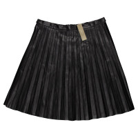 J. Crew Synthetic leather pleated skirt