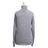 Yves Saint Laurent maglione a collo alto in grigio