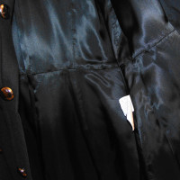 Sport Max manteau de laine, croisé, noir.