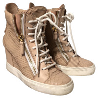 Giuseppe Zanotti Sneakers Leer in Roze