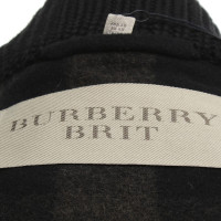 Burberry giacca oversize con motivo a quadri