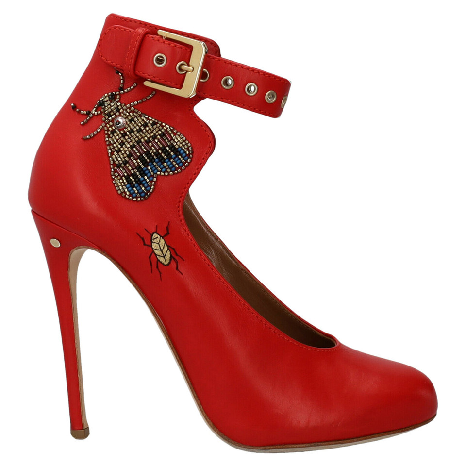Laurence Dacade Pumps/Peeptoes Leather in Red
